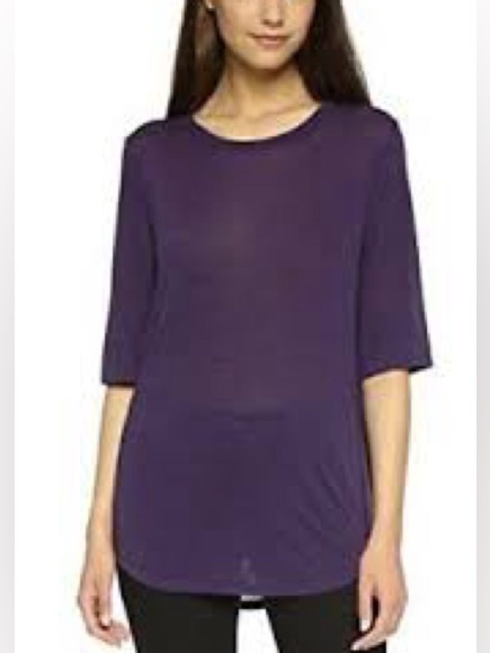 Vince Rib Trim Tee Rutabaga